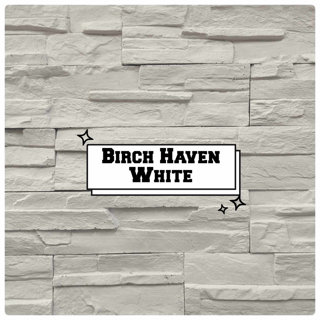 LEDGER STONE - BIRCH HAVEN WHITE STONE FLATS
