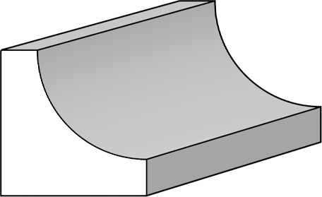 SHOE - 11/16 X 11/16 COVE SHOE 8052PRF