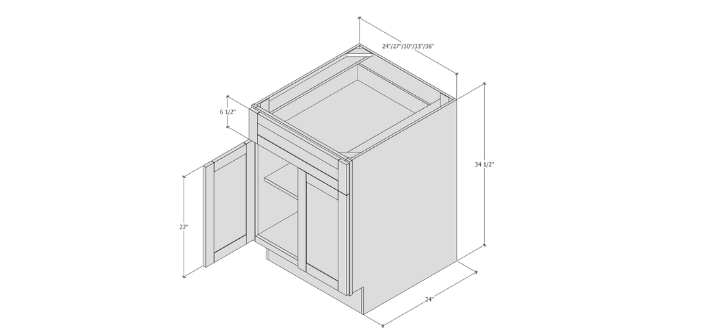BOHO - BASE CABINET 30