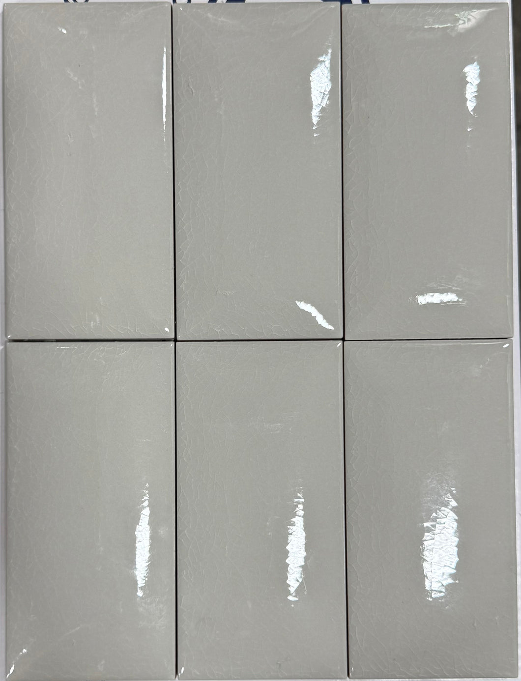 TILE - 3X6 GREY CRACKLED (POL)