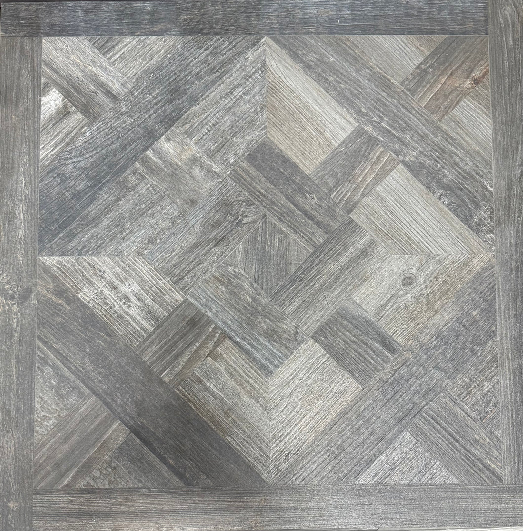 TILE - 24X24 ARTWOOD BLACK BLUE (UNPOL)