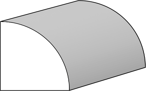 SHOE - 11/16 X 11/16  QUARTER ROUND L8065PRF
