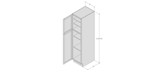 Load image into Gallery viewer, PC1884_singledoorpantry_c3a9e4c5-25e3-462a-95c4-439804a1a8f4.png
