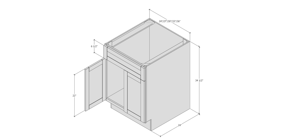 BOHO - SINK BASE CABINET 30